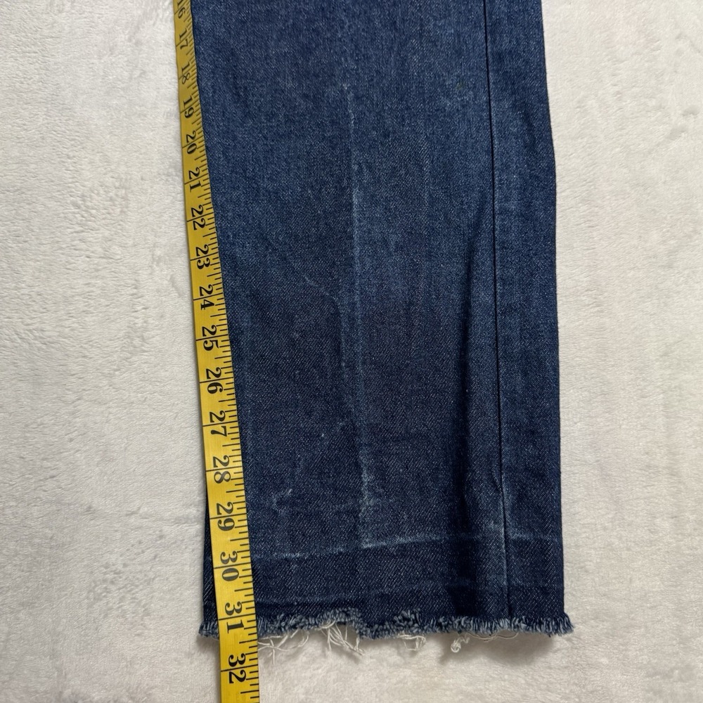 Vintage Levi's Orange Tab 505 Jeans Tag 36x32 Size 34 Dark Raw Rigid Denim USA - Picture 12 of 16